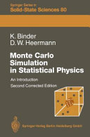 Read Pdf Monte Carlo Simulation in Statistical Physics
