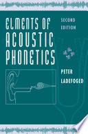 Elements Of Acoustic Phonetics