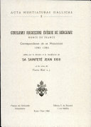 Read Pdf Girolamo Ragazzoni, evêque de Bergame, nonce en France. Correspondance de sa nonciature (1583-1586)