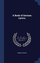 A Book Of German Lyrics 