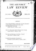 The Air Force Law Review