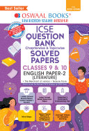 Read Pdf Oswaal ICSE Question Bank Class 9 & 10 English Paper-2 Literature Book (For 2023 Exam)