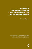 Hume's Skepticism in the Treatise of Human Nature Book