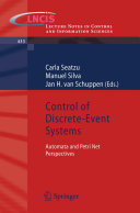 Read Pdf Control of Discrete-Event Systems