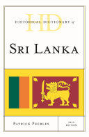 Read Pdf Historical Dictionary of Sri Lanka