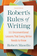 Read Pdf Robert's Rules of Writing, Second Edition