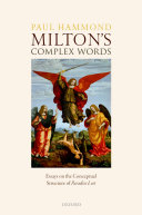 Read Pdf Milton's Complex Words