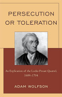 Read Pdf Persecution or Toleration