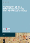 Read Pdf Yearbook of the Maimonides Centre for Advanced Studies. 2016