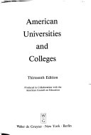 American Universities and Colleges