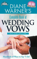 Read Pdf Diane Warner's Complete Book of Wedding Vows, Revised Edition