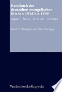 Handbuch der deutschen evangelischen Kirchen, 1918 bis 1949