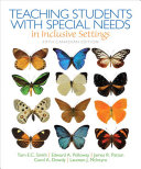 Teaching Students With Special Needs In Inclusive Settings Fifth Canadian Edition 