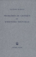 Read Pdf Problèmes de critique et d'histoire textuelle