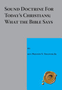 Read Pdf Sound Doctrine For Today's Christians; What the bible says