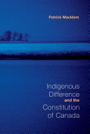 Read Pdf Indigenous Difference and the Constitution of Canada