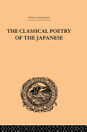 Read Pdf The Classical Poetry of the Japanese