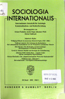 Sociologia Internationalis