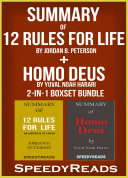 Read Pdf Summary of 12 Rules for Life: An Antidote to Chaos by Jordan B. Peterson + Summary of Homo Deus by Yuval Noah Harari 2-in-1 Boxset Bundle