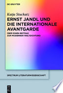 Ernst Jandl und die internationale Avantgarde