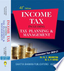 Income Tax including Tax Planning and Management