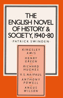 Read Pdf The English Novel of History and Society, 1940–80