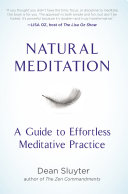 Read Pdf Natural Meditation