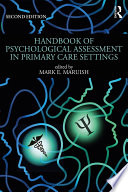 Handbook Of Psychological Assessment In Primary Care Settings
