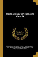 Simon Grunaus preussische Chronik