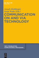 Read Pdf Communication on and via Technology