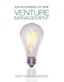 Encyclopedia of New Venture Management Book