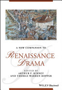 Read Pdf A New Companion to Renaissance Drama