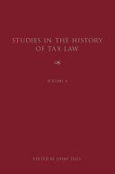 Read Pdf Studies in the History of Tax Law, Volume 4