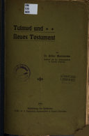 Talmud und Neues Testament