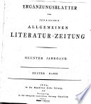 Jenaische allgemeine literatur-zeitung