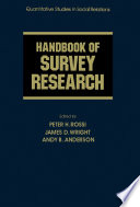 Handbook Of Survey Research