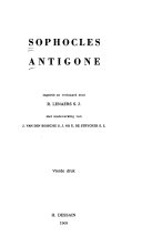 Antigone Ingeleid En Verklaard Door R Lenaers Met Medewerking