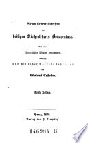 Sieben kleinere Schriften des Heiligen Kirchenlehrers Bonaventura (etc.) 2. Aufl