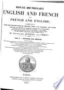 Royal Dictionary  English and French  and French and English
