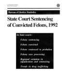 Read Pdf State Court Sentencing of Convicted Felons, 1992