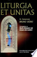 Etudes liturgiques et oecuméniques sur l'Eucharistie et la vie liturgique en Suisse