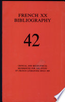 French Twentieth Bibliography