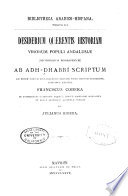 Bibliotheca Arabico-Hispana