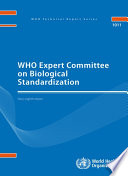 Who Expert Committee On Biological Standardization