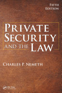 Read Pdf Private Security and the Law