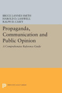 Read Pdf Propaganda, Communication and Public Opinion