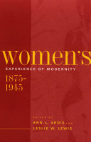 Read Pdf Women's Experience of Modernity, 1875–1945