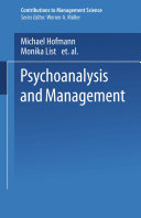 Read Pdf Psychoanalysis and Management