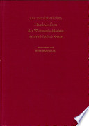 Die mittelalterlichen Handschriften der Wissenschaftlichen Stadtbibliothek Soest