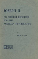 Read Pdf Joseph II: An Imperial Reformer for the Austrian Netherlands